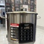 Nồi đa năng Sharp KN-MC90V-ST (Kèm 3 Phụ kiện Nồi Sứ, Khay Hấp Inox, Giá đỡ Inox)  - NGỪNG KINH DOANH