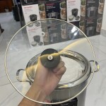 Nồi đa năng Sharp KN-MC90V-ST (Kèm 3 Phụ kiện Nồi Sứ, Khay Hấp Inox, Giá đỡ Inox)  - NGỪNG KINH DOANH