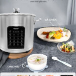 Nồi đa năng Sharp KN-MC90V-ST (Kèm 3 Phụ kiện Nồi Sứ, Khay Hấp Inox, Giá đỡ Inox)  - NGỪNG KINH DOANH