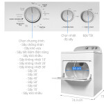 Máy sấy thông hơi Whirlpool 15 Kg 3LWED4815FW0